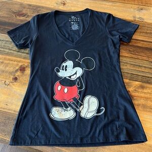 Mickey Mouse V Neck T-Shirt - NWOT